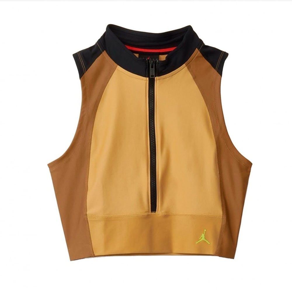 Women’s Nike x Jordan Brand Crop Half Zip Top - Medium